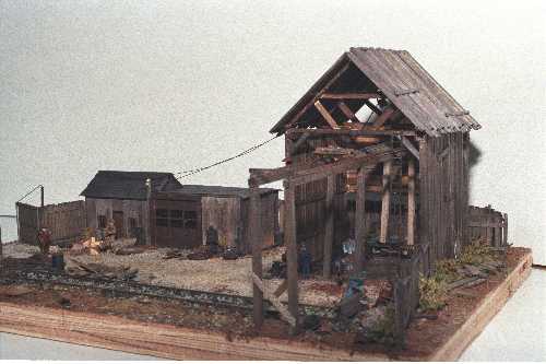 ho scale wooden buildings